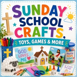 Sunday School Crafts, Toys, Games & More